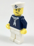 LEGO col307 Sailor, Dark Blue Shirt and Anchor on Cap