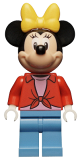LEGO dis073 Minnie Mouse - Red Open Shirt