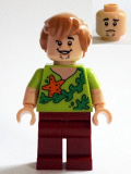 LEGO scd012 Shaggy - Seaweed and Starfish Shirt