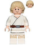 LEGO sw0778 Luke Skywalker (Tatooine, White Legs, Stern / Smile Face Print)