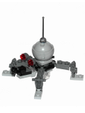 LEGO sw1030 Dwarf Spider Droid (Light Bluish Gray Dome, Mini Blaster/Shooter)