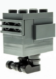 LEGO sw1153 Gonk Droid (GNK Power Droid) Dark Bluish Gray, Black Feet