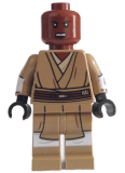 LEGO sw1205 Mace Windu (Dark Tan Legs, Open Mouth, Printed Arms)