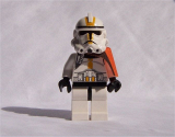 LEGO sw128 Clone Trooper Ep.3, Yellow Markings and Pauldron