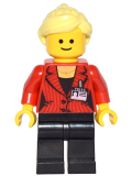 LEGO twn259 Press Woman / Reporter - Bright Light Yellow Hair Female Ponytail